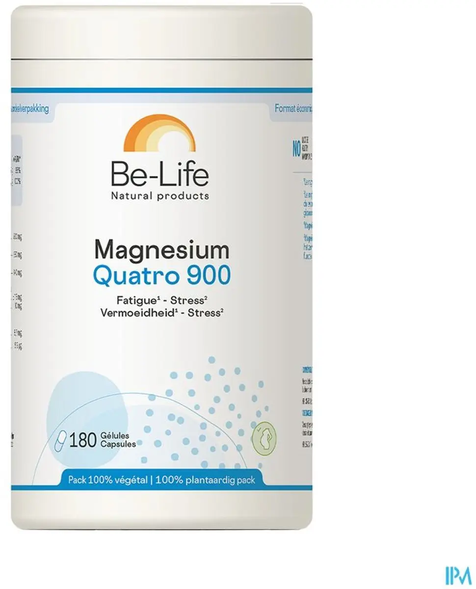 Be-Life Magnesium Quatro 180 Capsules