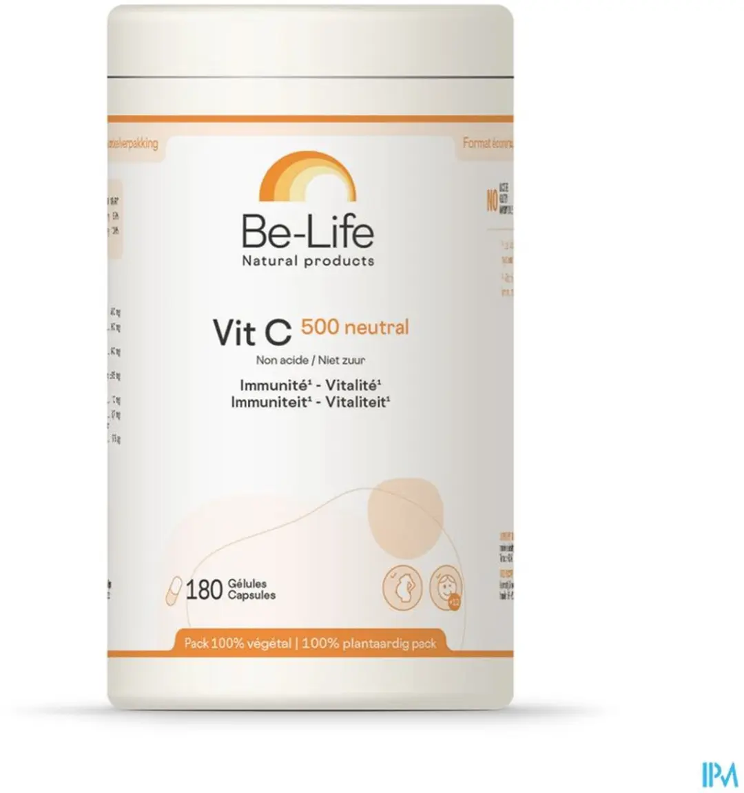 Be-Life Vitamine C 500 Neutral 180 Capsules