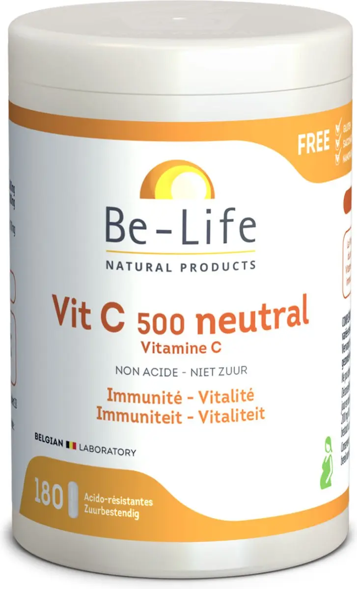 Be-Life Vitamine C 500 Neutral 180 Capsules