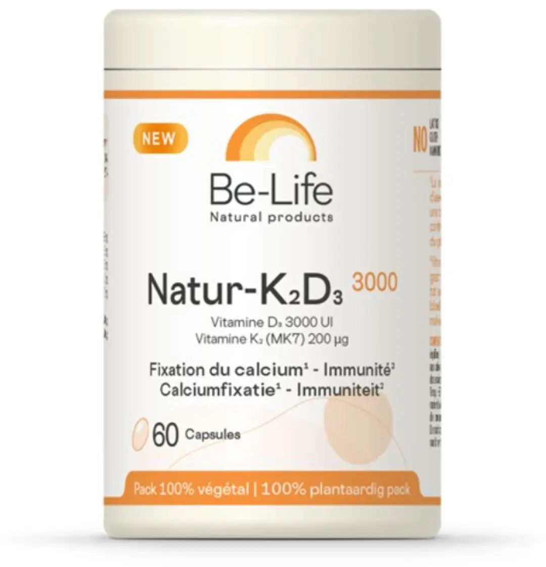 Be-Life Natur K2D3 60 Capsules
