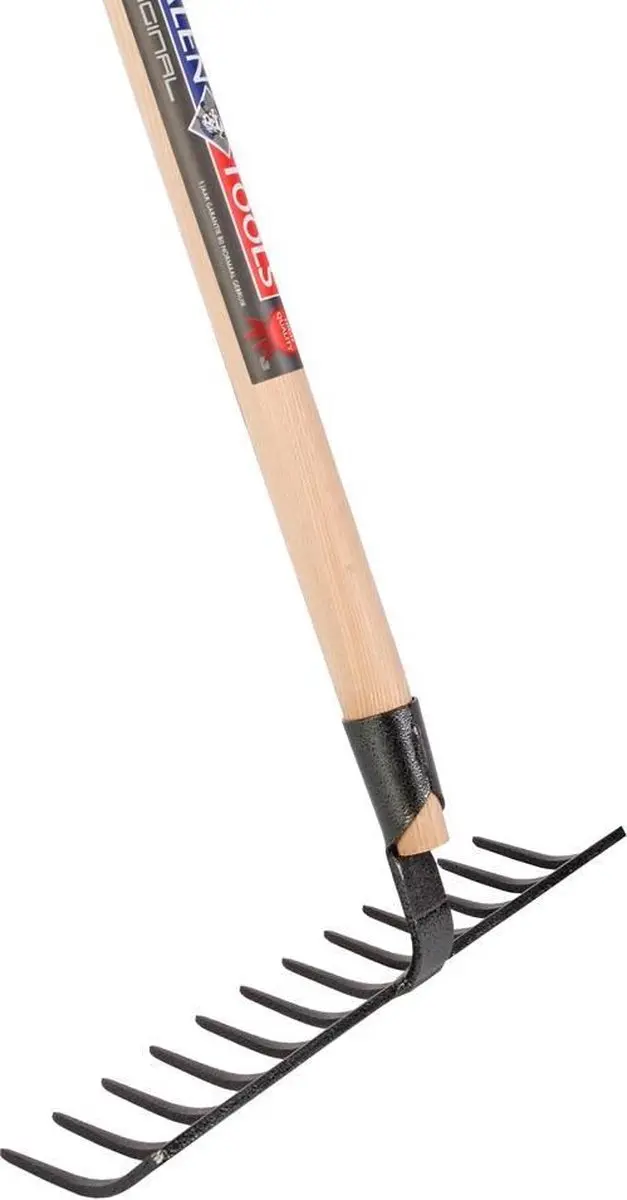 Talen Tools Tuinhark 12 Tanden Essenhouten Steel 160cm - afbeelding 4 van 5