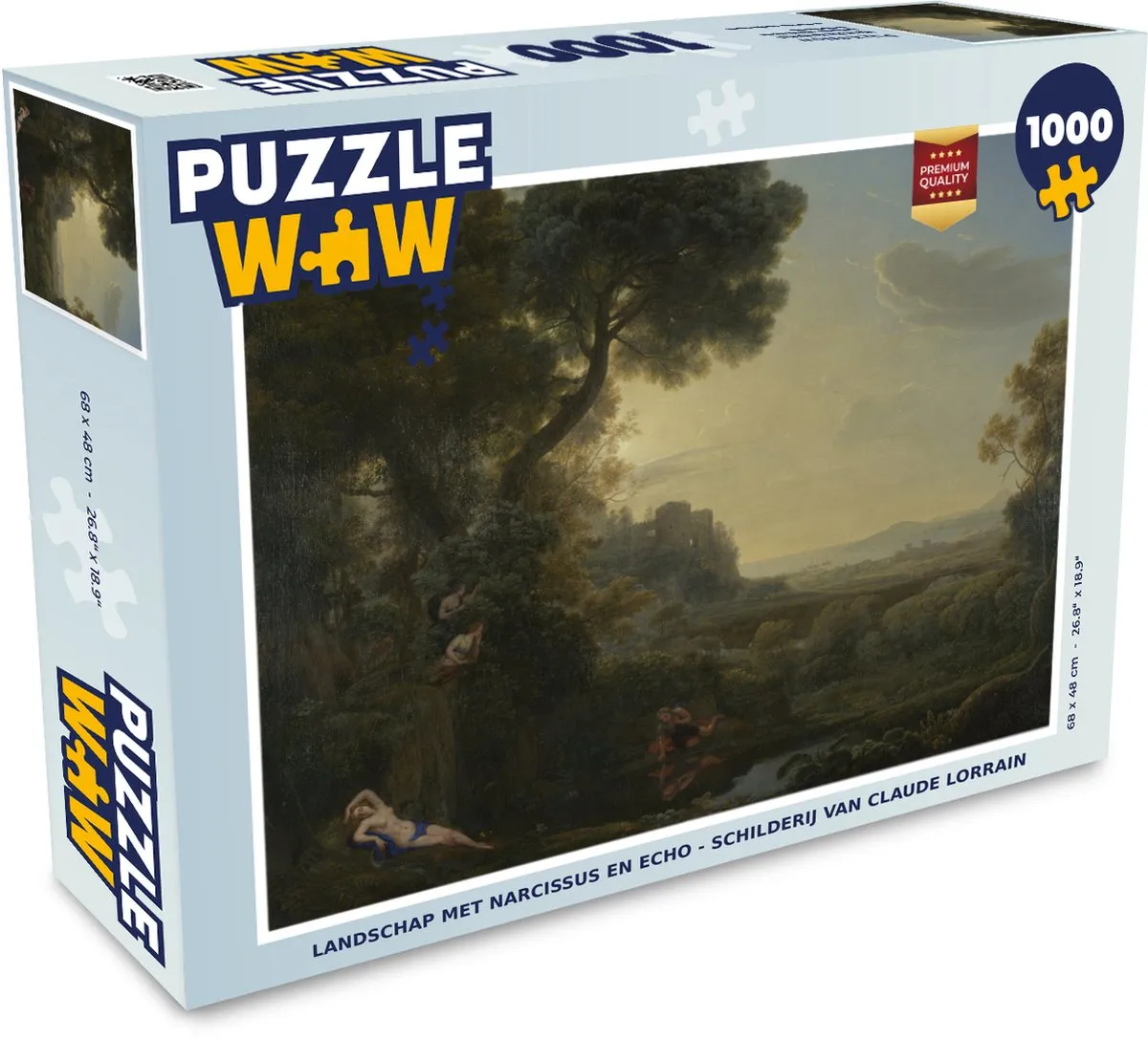 PuzzleWow Legpuzzel Landschap met Narcissus en Echo
