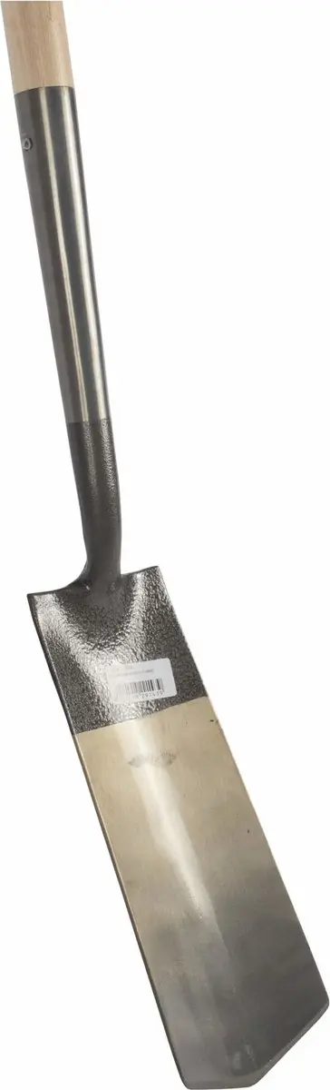 Talen Tools Draineerspade - Blank gepolijst - Essenhouten steel 76cm
