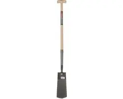 Talen Tools Draineerspade - Blank gepolijst - Essenhouten steel 76cm