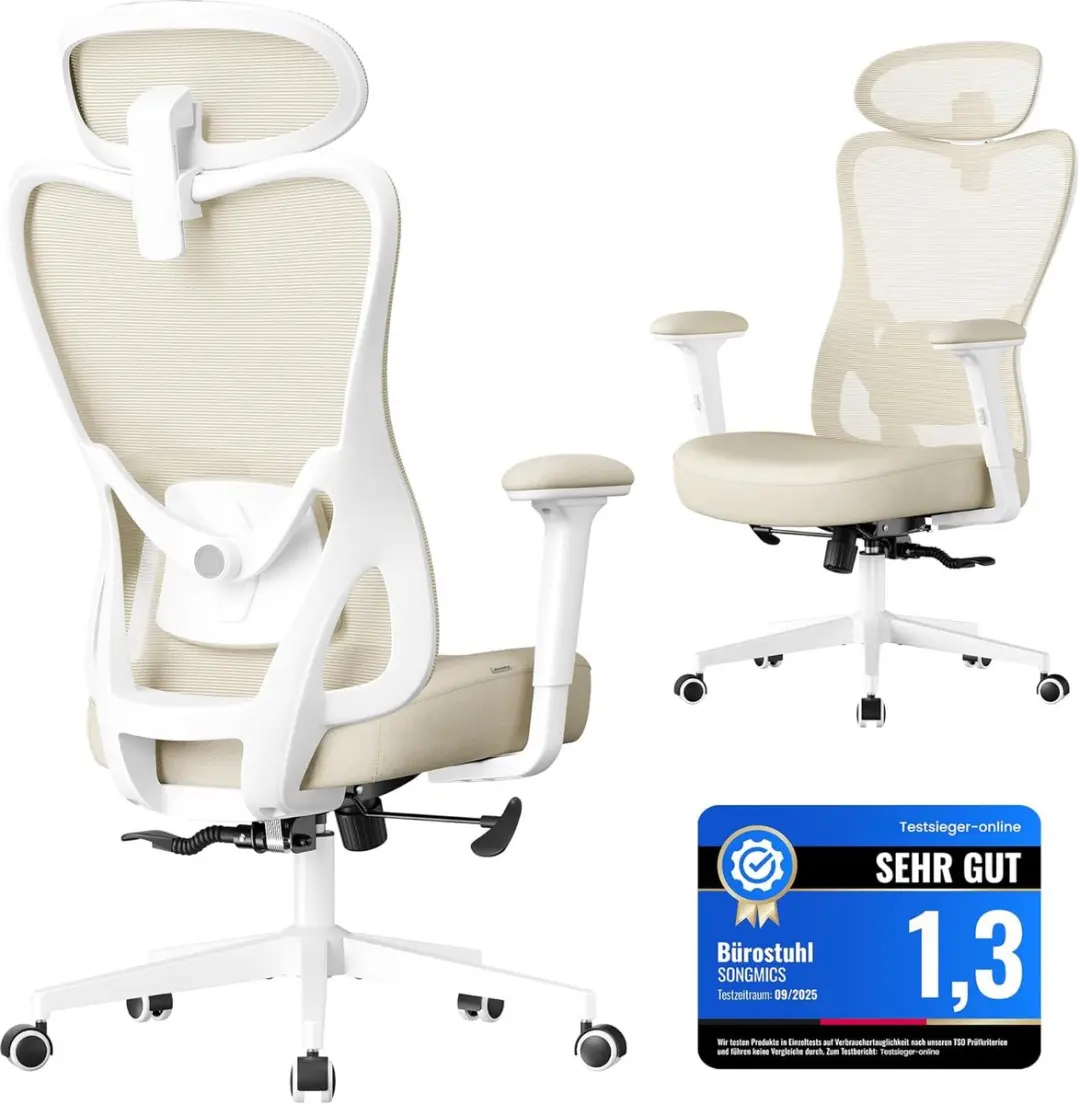 Songmics Ergonomische Bureaustoel