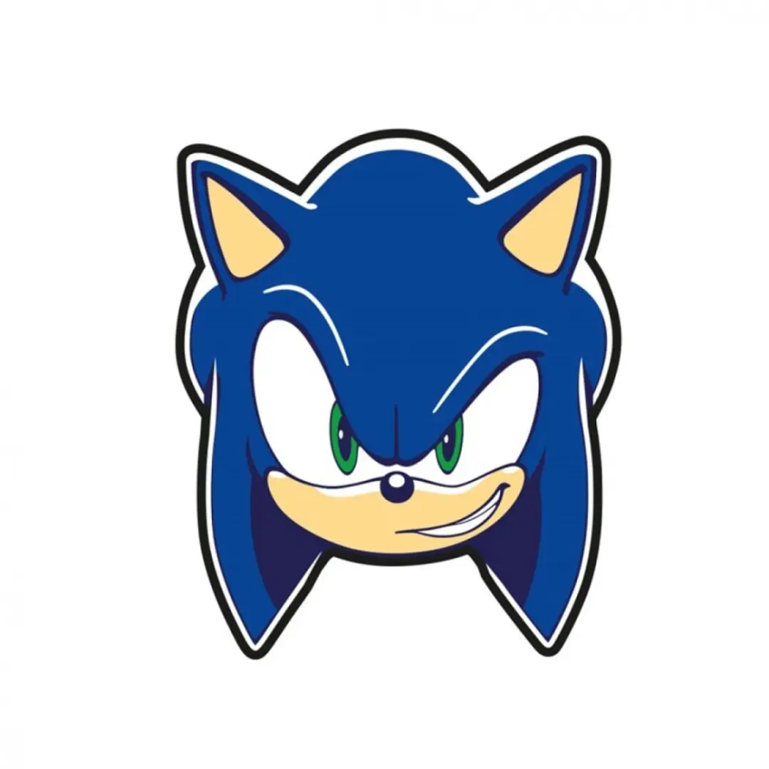 Sonic Gevormd Kussen Blauw - afbeelding 3 van 3