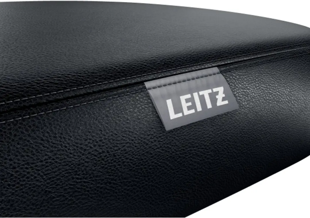 Leitz Ergo Zitkruk met Wieltjes - Zwart - afbeelding 4 van 6