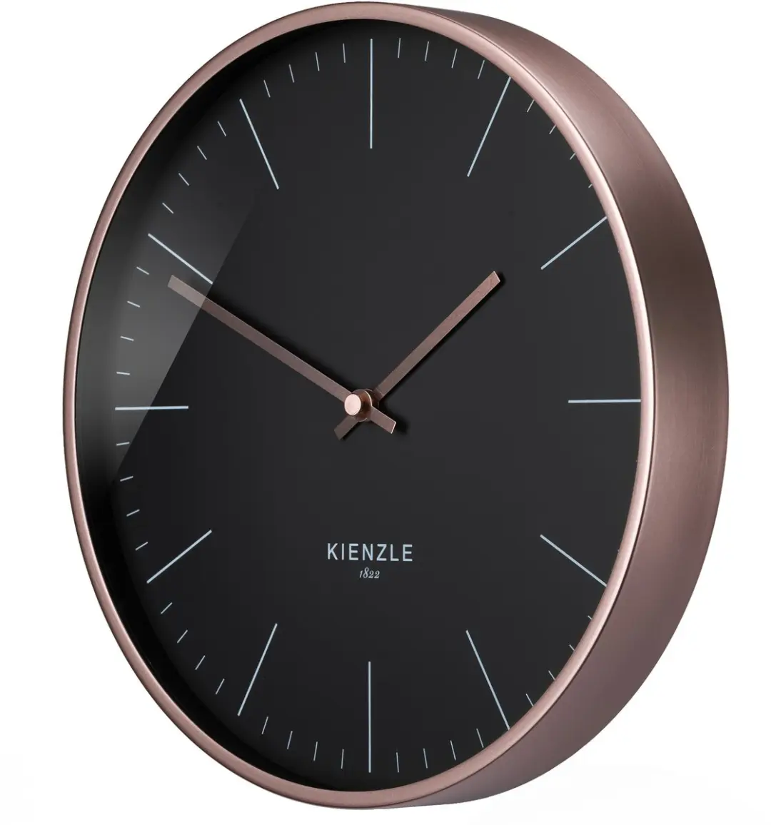 Bresser Kienzle Wandklok 25cm DCF - Roségoud/Zwart - afbeelding 3 van 5