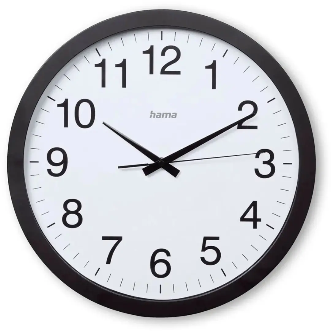 Hama Wandklok Aruba 40cm - Zwart - afbeelding 6 van 6