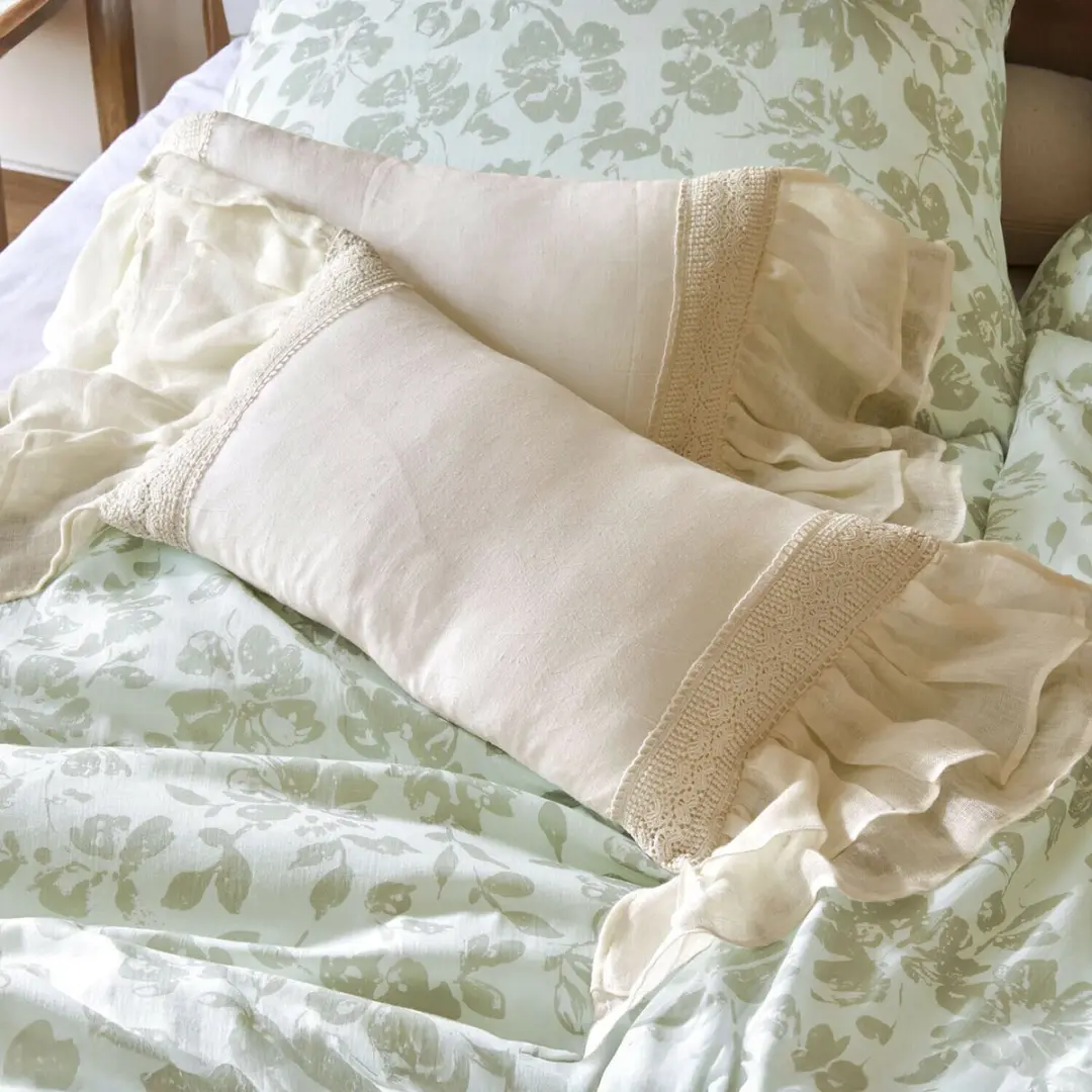 Loberon Kussenhoes Set 2 Stuks Jolévianne Crème - afbeelding 4 van 6