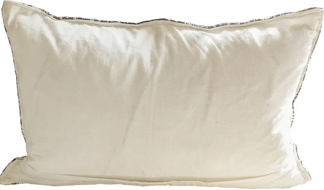 Loberon Kussenhoes Soleique Bordeaux/Wit - afbeelding 4 van 6