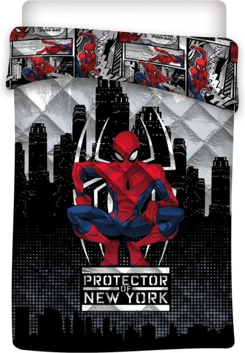 Spiderman Beddensprei 140 x 200 cm polyester