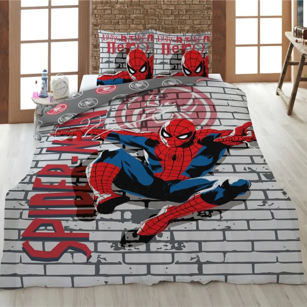 Spider-Man Downtown Hero Dekbedovertrek 140x200cm - Multicolor - afbeelding 2 van 2