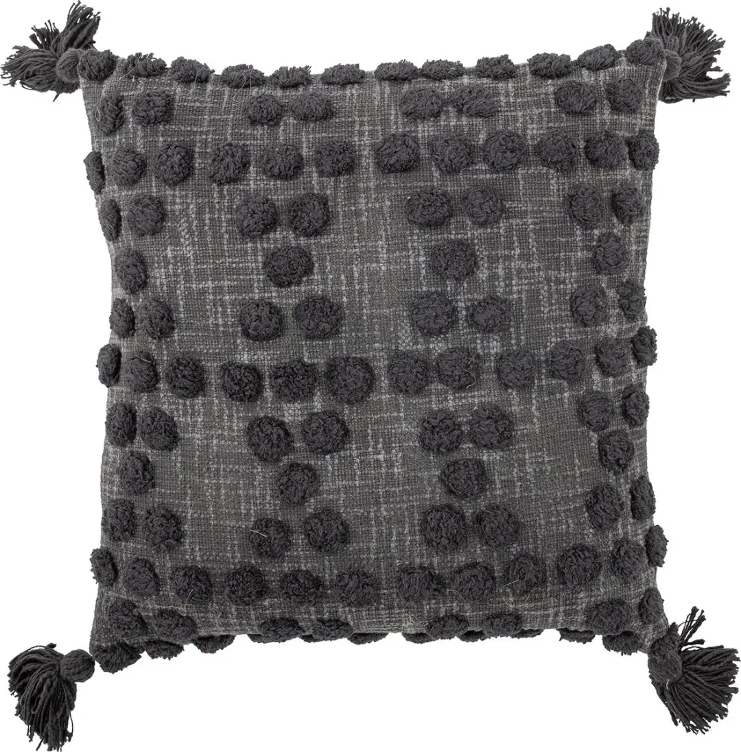 Adiva Cushion, Grey, Cotton