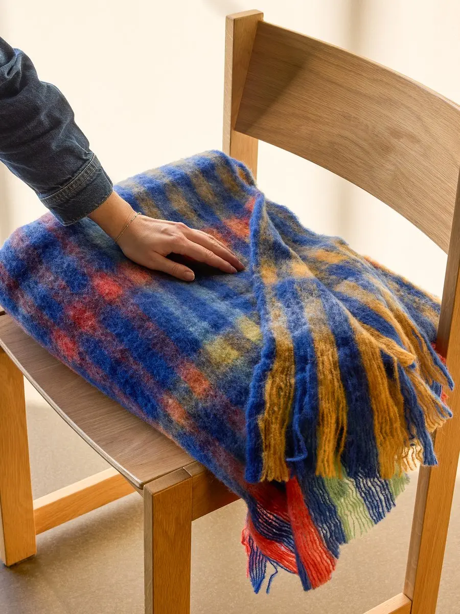 Hübsch Loom Plaid - Veelkleurig - afbeelding 3 van 6
