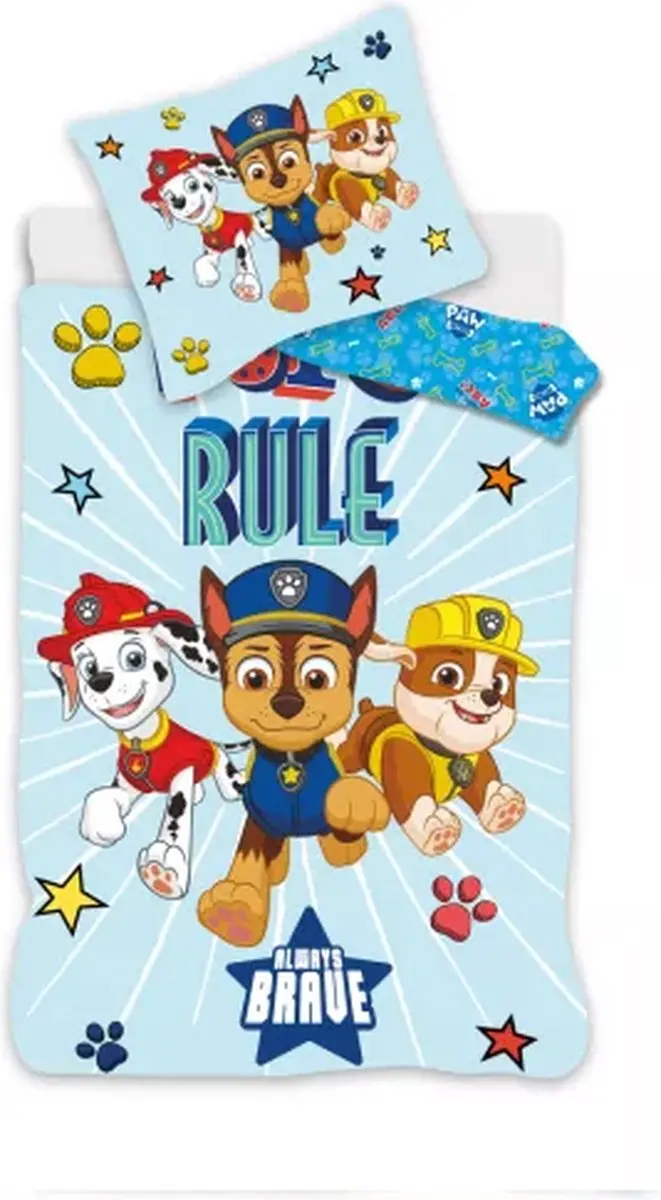 Paw Patrol peuterdekbedovertrek Rule