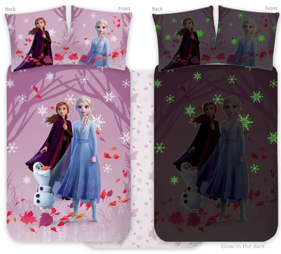 Glow in the Dark Frozen dekbedovertrek