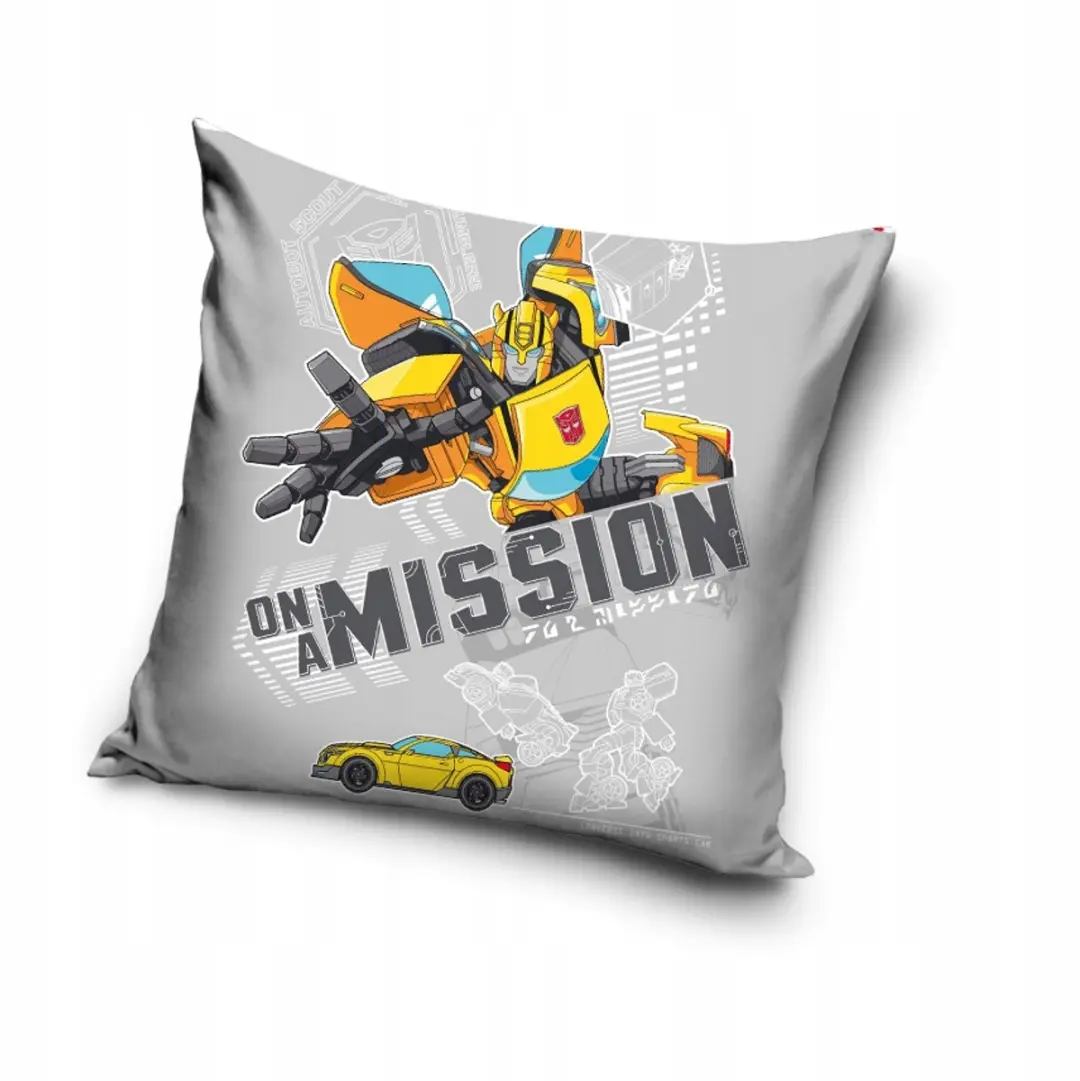 Decoratieve Pluche Kussensloop Transformers 40x40 cm
