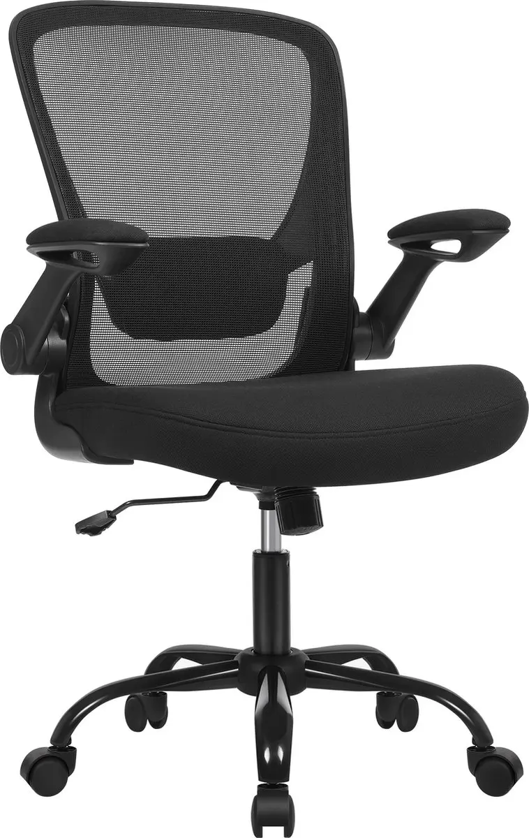 Songmics Ergonomische Bureaustoel - Zwart - afbeelding 4 van 6
