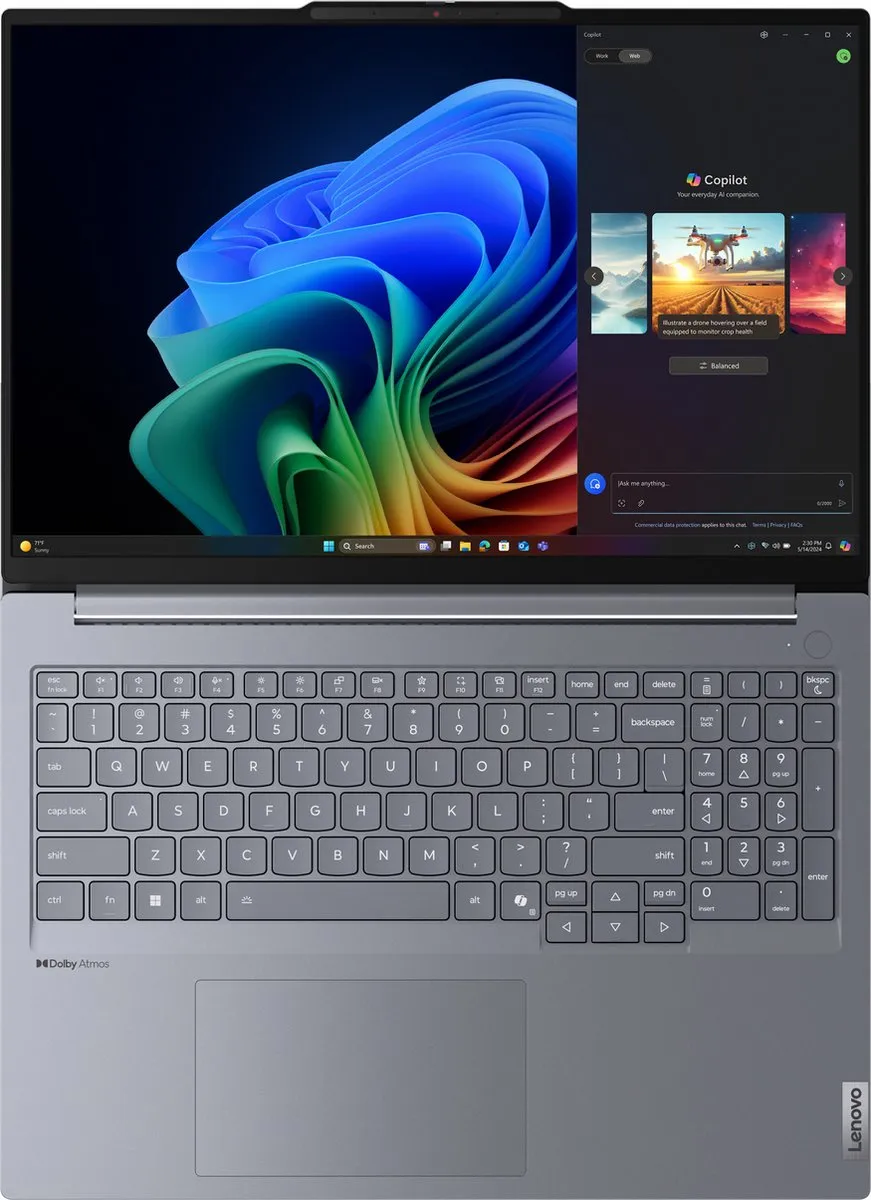 Lenovo ThinkBook 16 G7 QOY Laptop - 32GB/1TB - Snapdragon X Plus