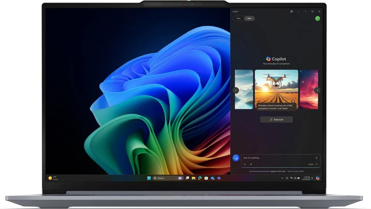 Lenovo ThinkBook 16 G7 QOY Laptop - 32GB/1TB - Snapdragon X Plus - afbeelding 6 van 6