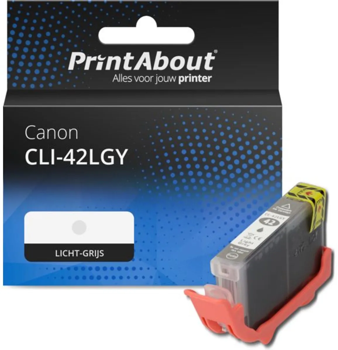 PrintAbout Canon CLI-42LGY Inktcartridge Lichtgrijs