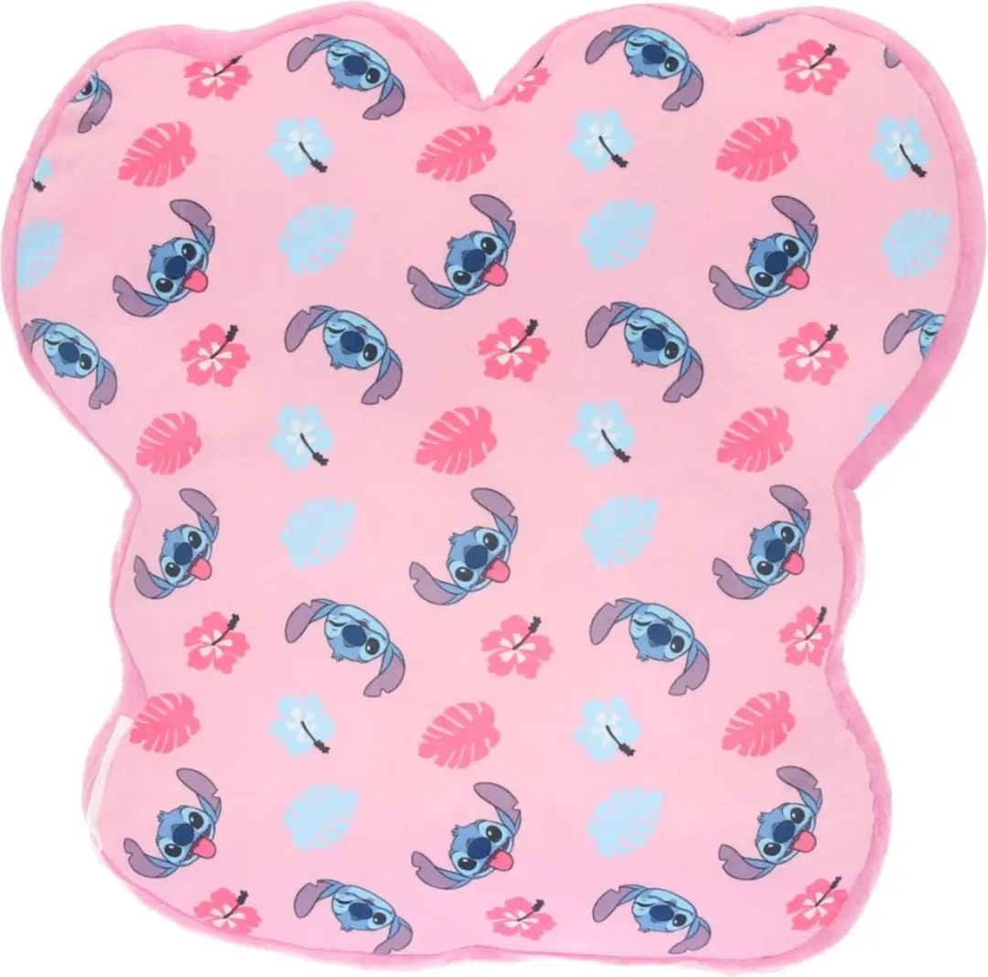 Lilo & Stitch Angel 3D Stitch Kussen - Roze - afbeelding 4 van 5