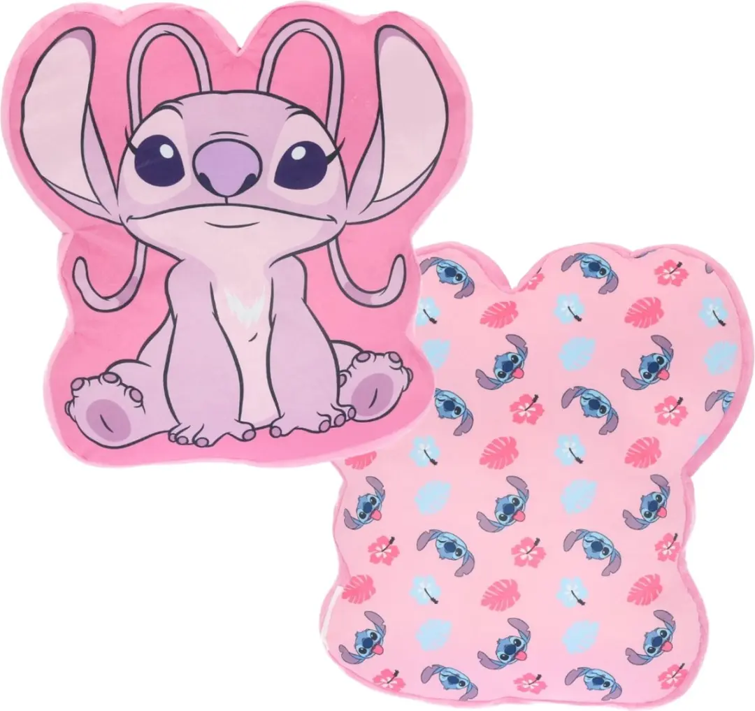 Lilo & Stitch Angel 3D Stitch Kussen - Roze - afbeelding 5 van 5
