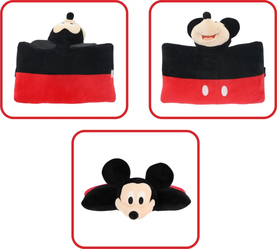 Spider-Man Mickey Mouse Knuffelkussen - Rood - afbeelding 3 van 4
