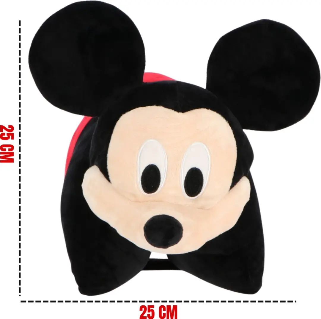 Spider-Man Mickey Mouse Knuffelkussen - Rood - afbeelding 4 van 4