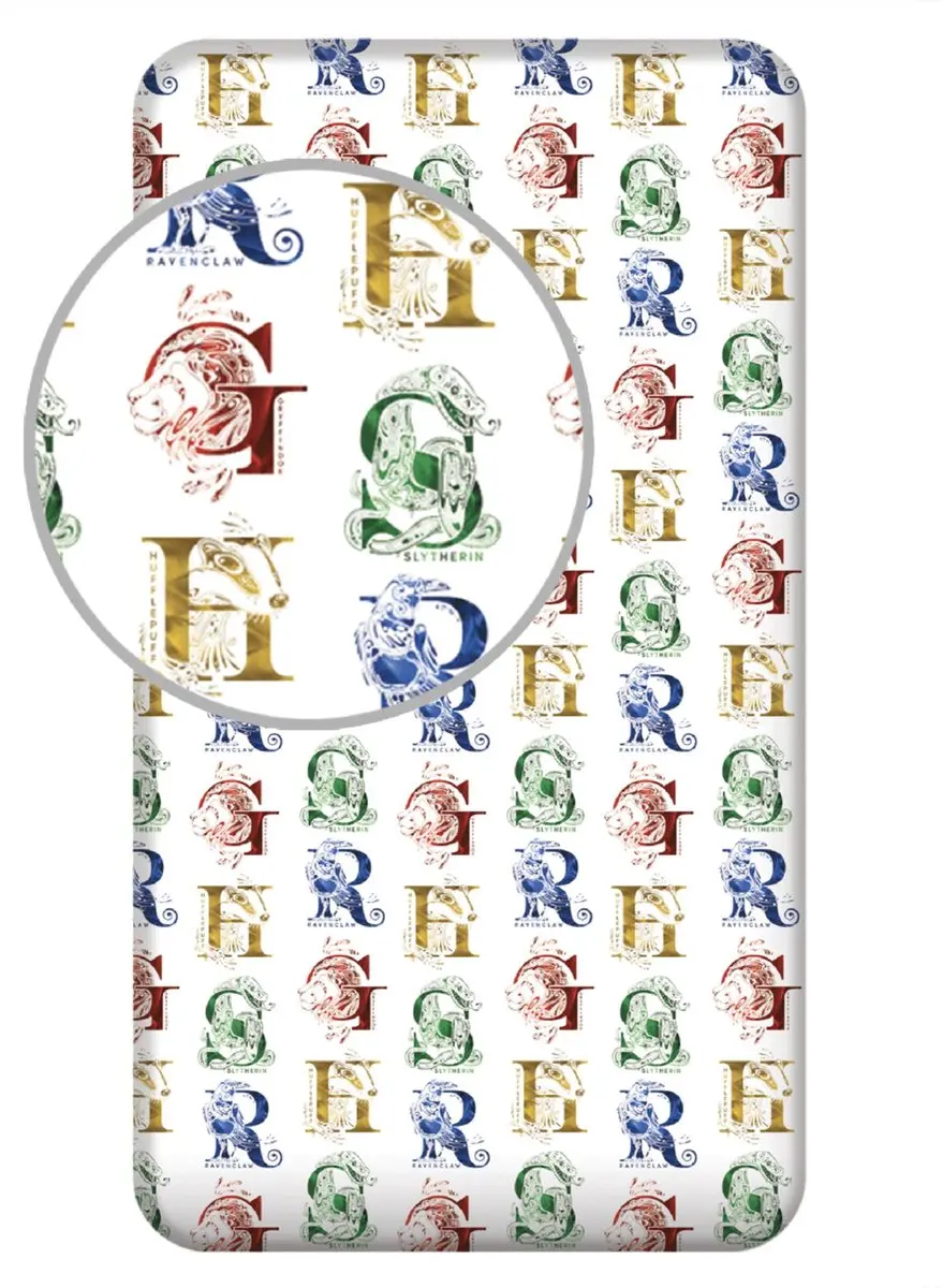 Harry Potter Hoeslaken Eenpersoons 90x200cm