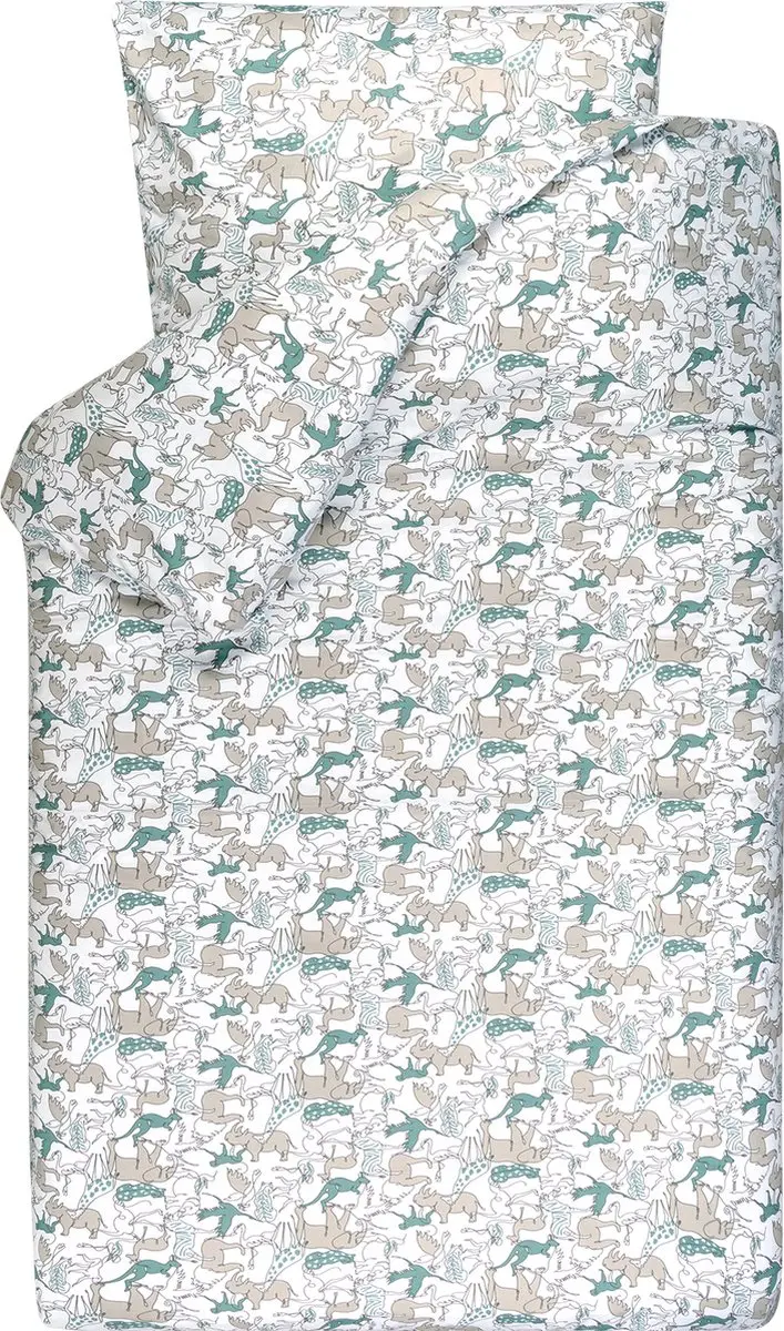 BINK Bedding Dekbedovertrek Safari Junior 120 x 150 cm (+1 kussensloop 60 x 70 c