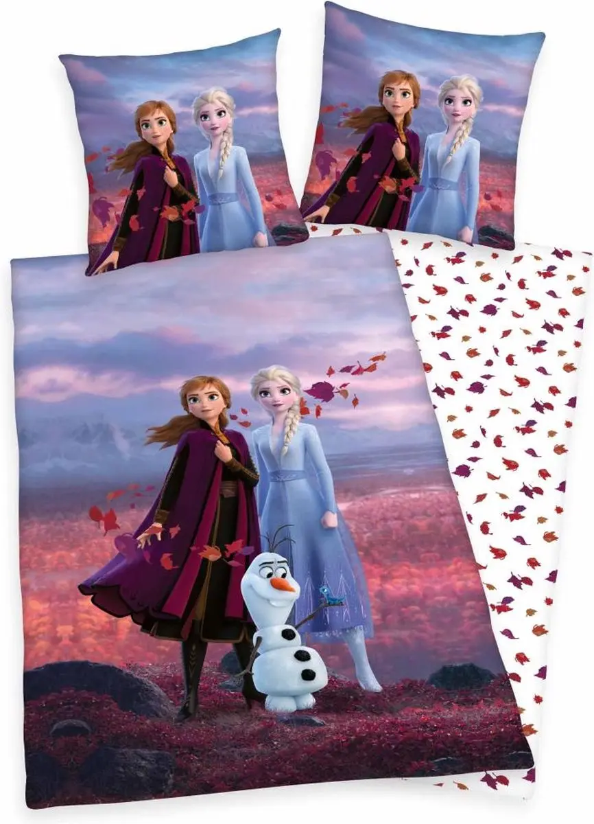 Dekbedovertrek Disney de IJskoningin 135x200 cm incl 1 sloop 80x80 cm