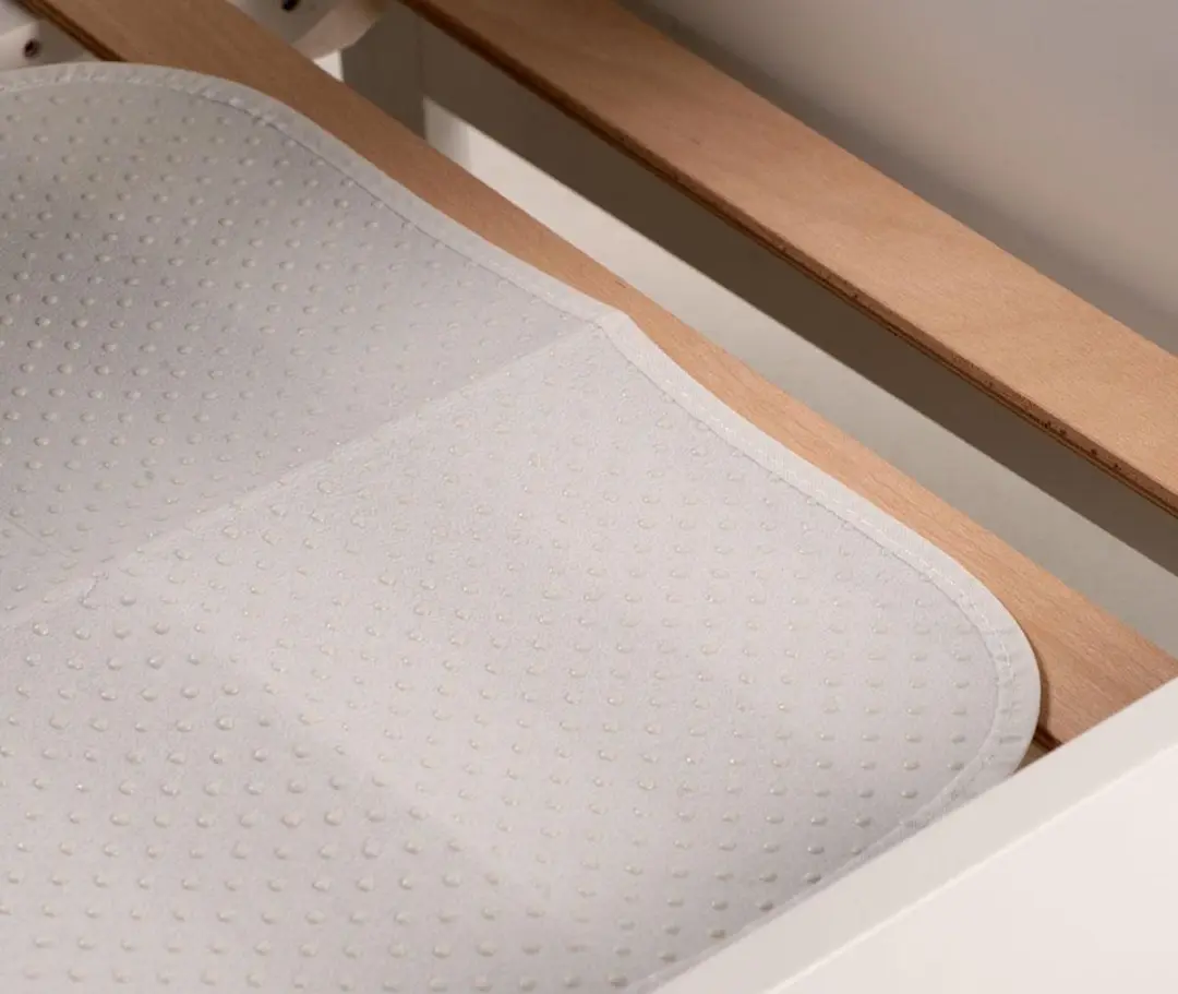 Briljant Baby Antislip Matrasonderlegger Junior 70x140cm - Wit - afbeelding 4 van 6