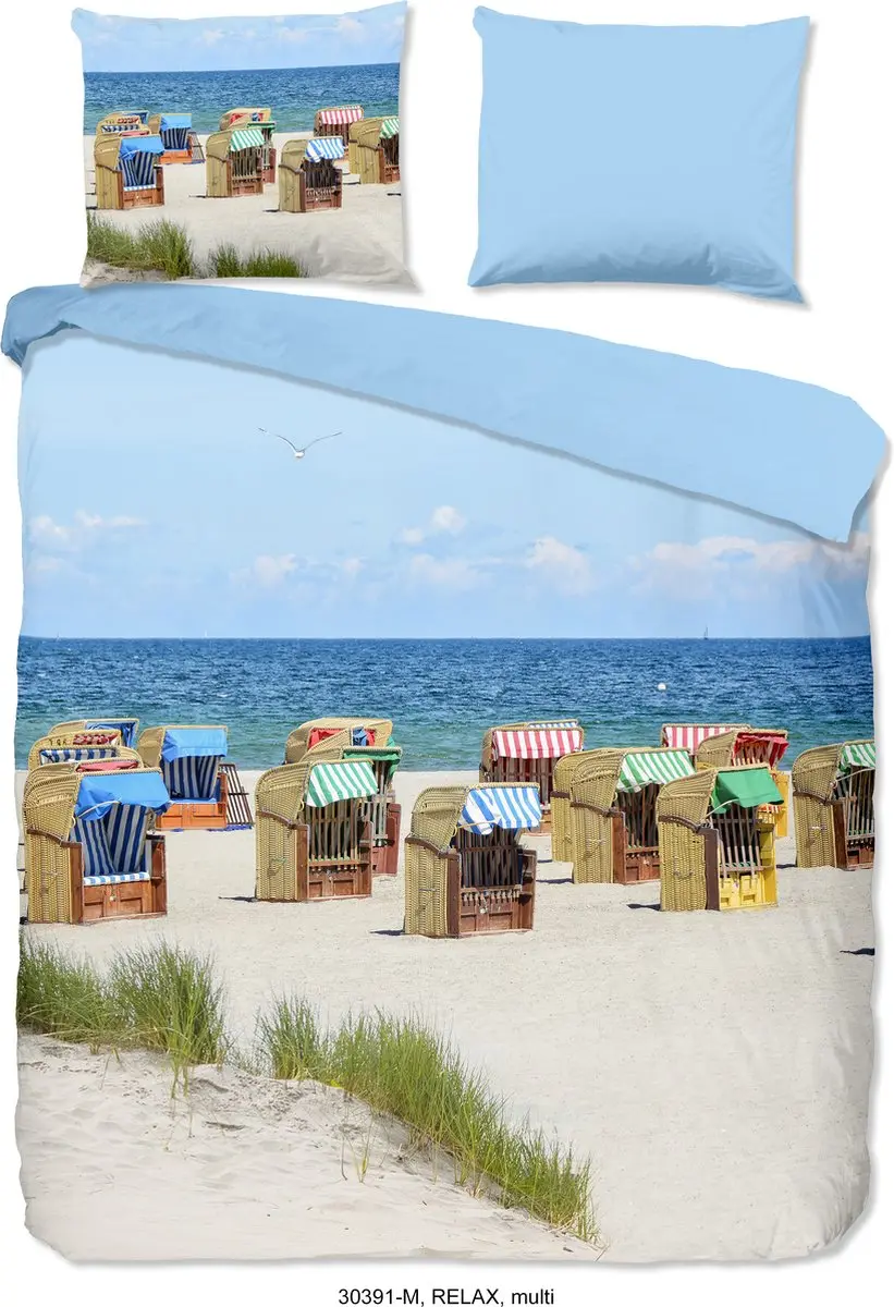 Pure dekbedovertrek strand