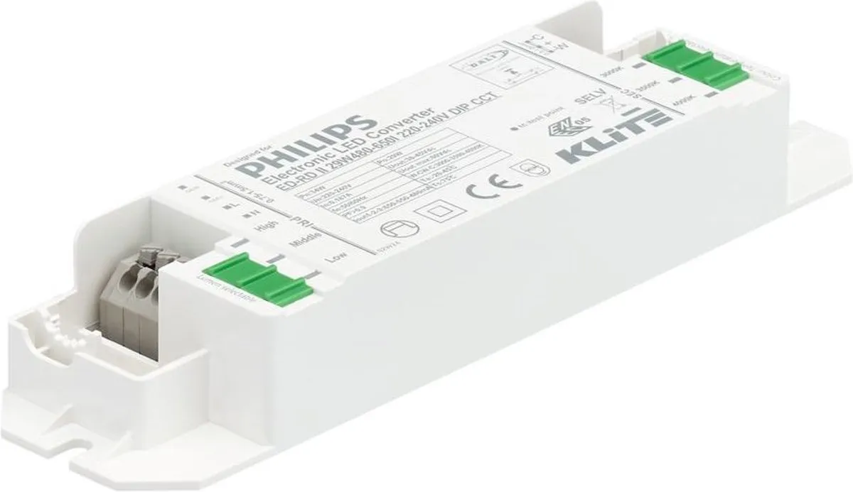 Philips LED CoreLine RC132V Paneel 31W 4300lm - Donkergroen - afbeelding 6 van 6