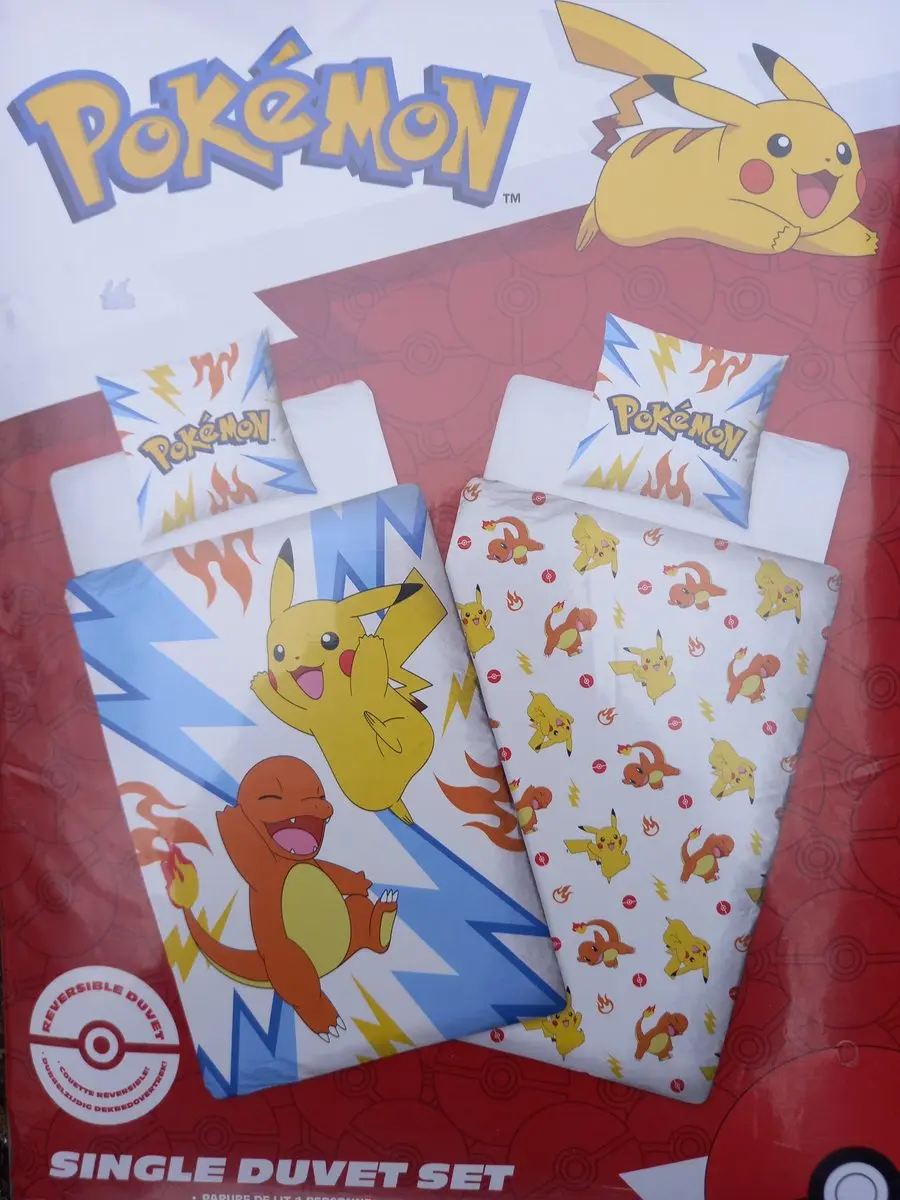 Pokémon Dekbedovertrek 140x200cm met kussensloop 60x70cm