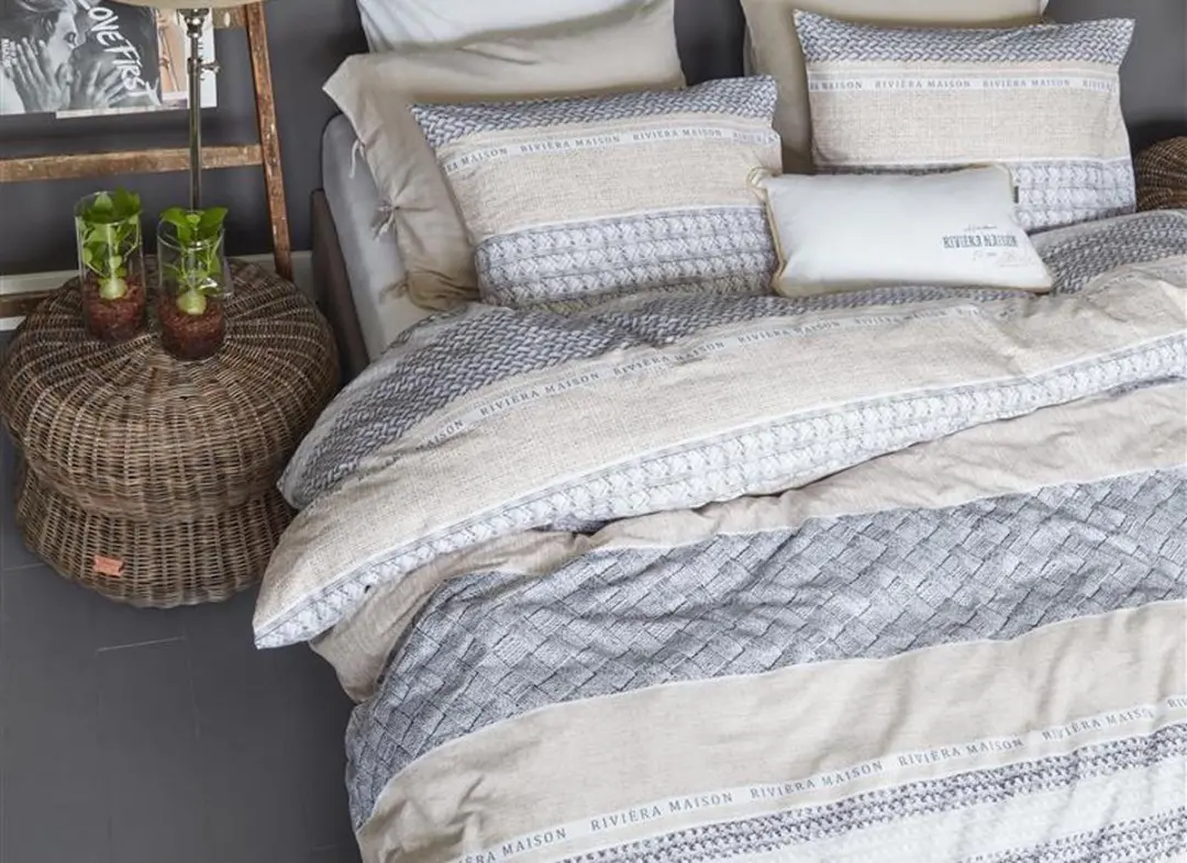 Riviera Maison Woven Nature Dekbedovertrek
