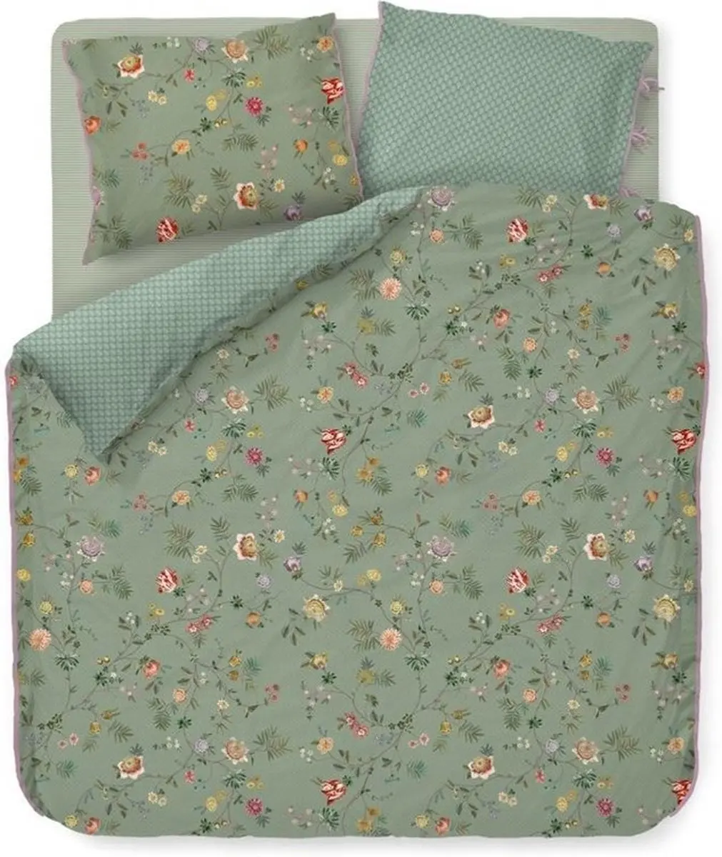 Pip Studio Dekbedovertrek La Dolce Vita Green 1 persoons