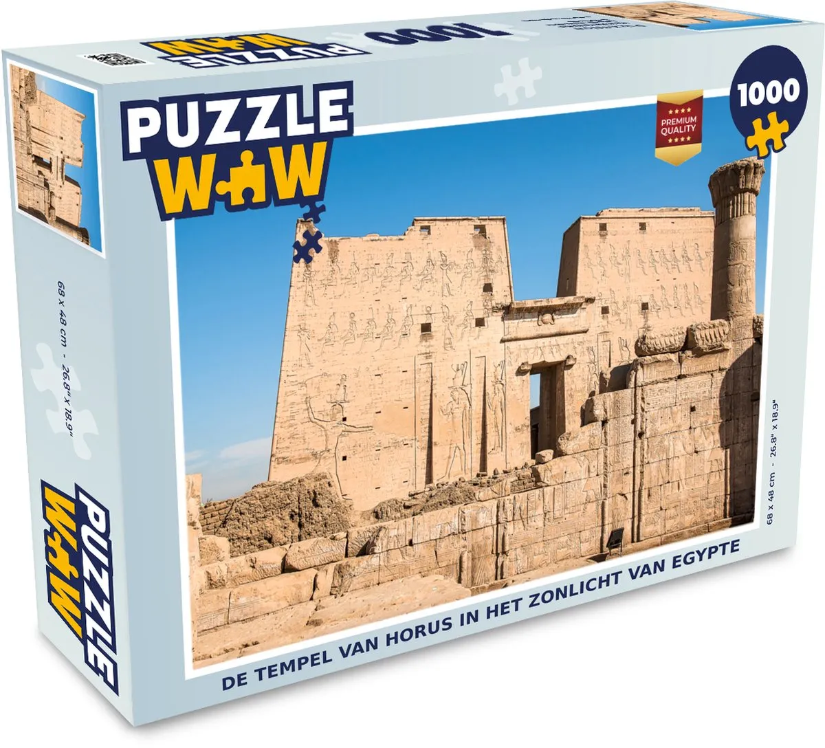 PuzzleWow De Tempel van Horus Legpuzzel 1000 Stuks