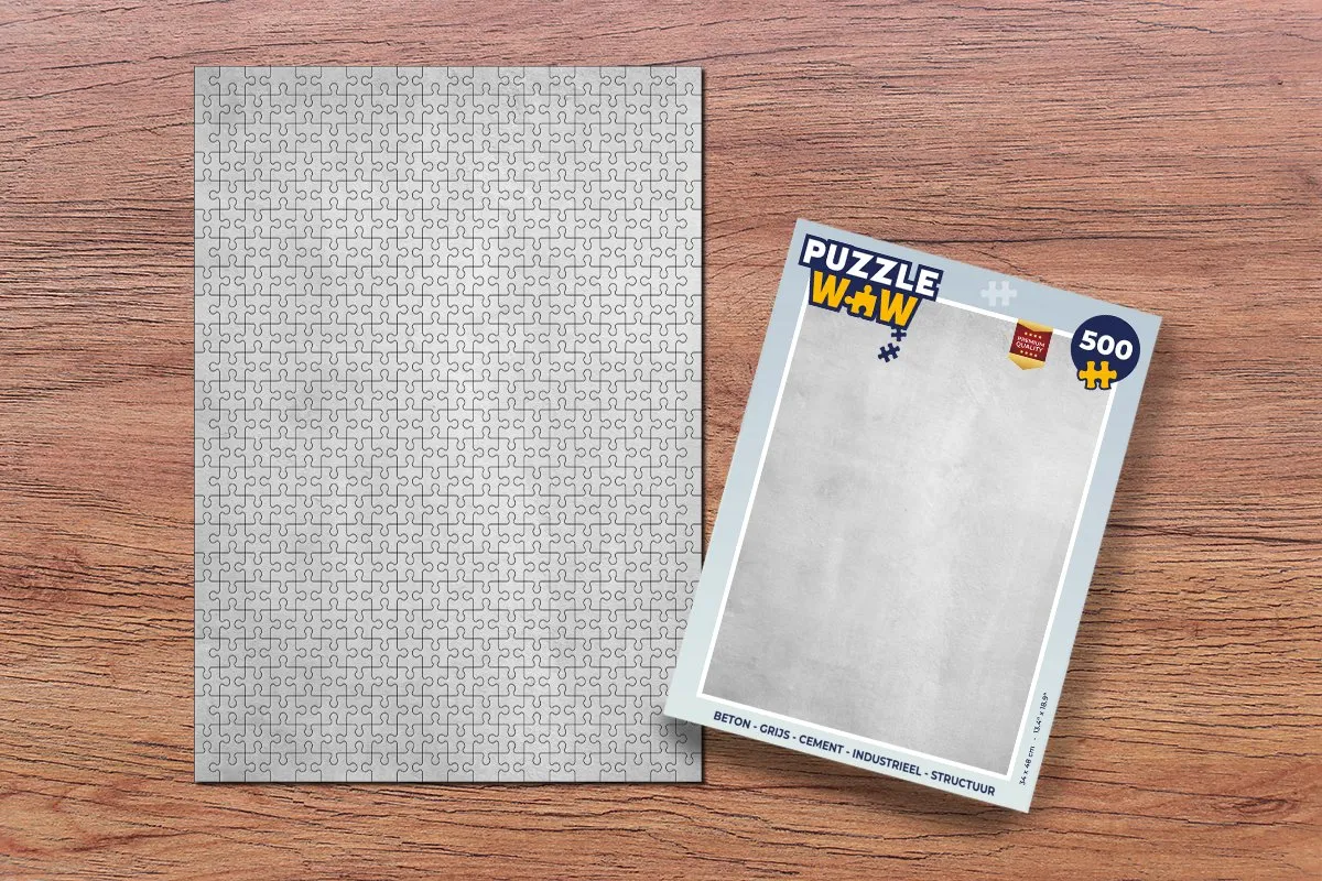 PuzzleWow Beton Puzzel 500 Stuks - Multicolor