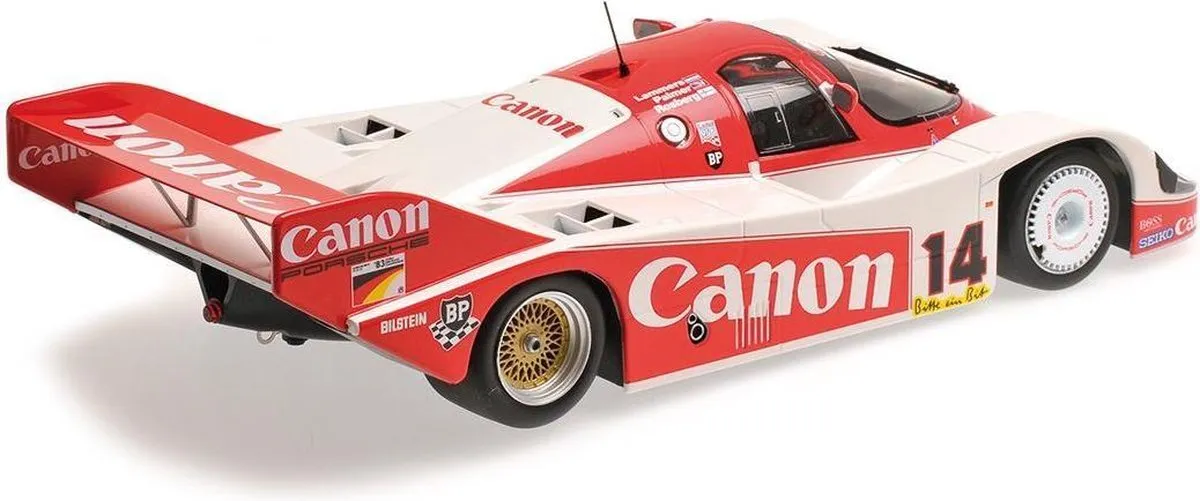 Porsche 956K Canon Racing #14 Nürburgring 1983 - 1:18 - Minichamps - Wit/Rood