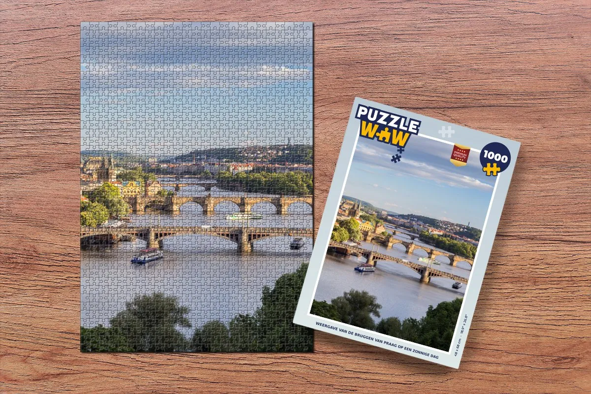 PuzzleWow Praag Legpuzzel 1000 Stuks