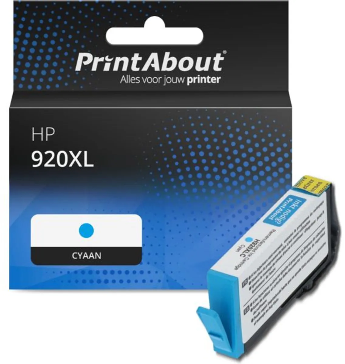 PrintAbout Inktcartridge CD972AE Cyaan