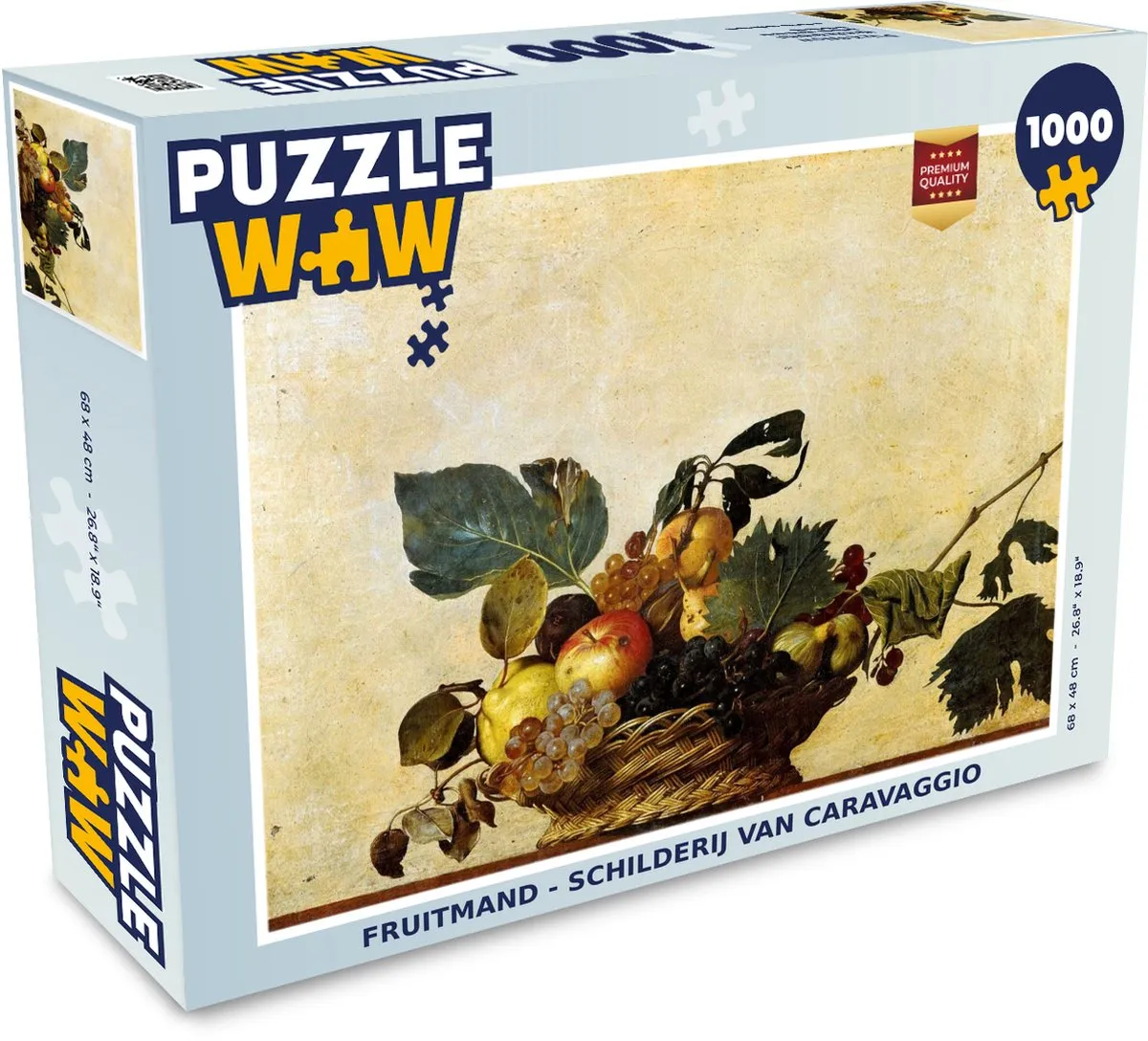 PuzzleWow Caravaggio Legpuzzel 1000 Stuks