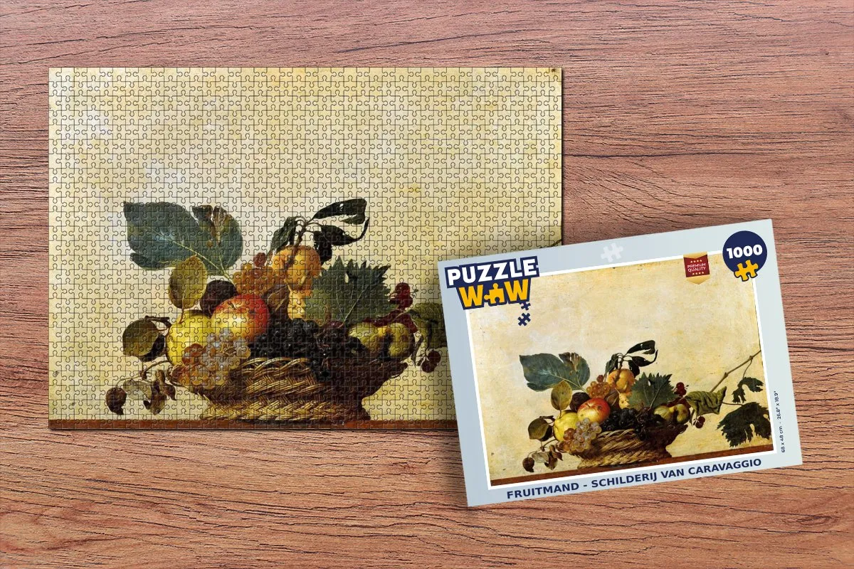 PuzzleWow Caravaggio Legpuzzel 1000 Stuks - Multicolor