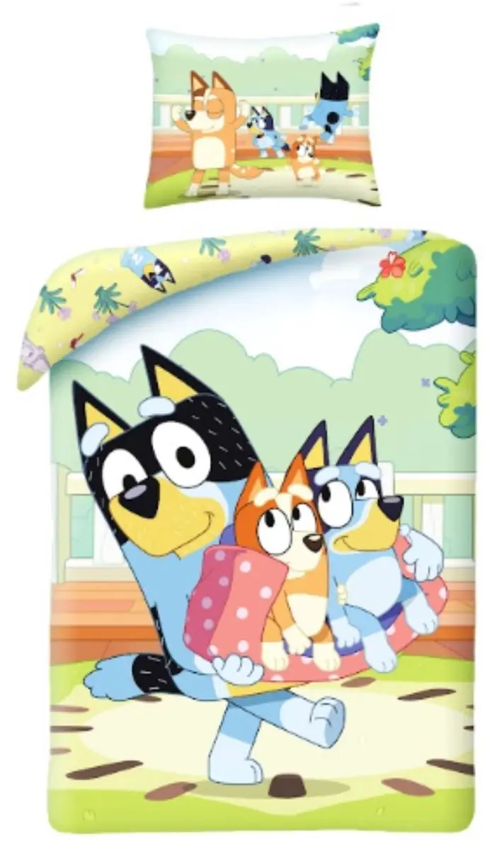 Bluey Dekbedovertrek Eenpersoons 140x200cm