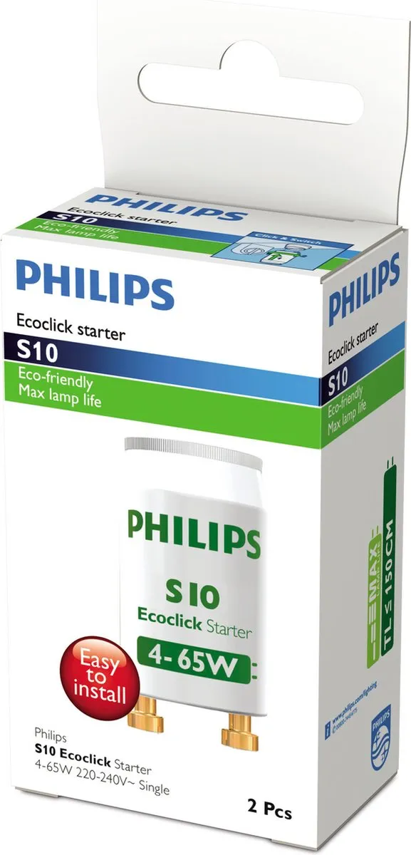 Philips EcoClick S10 Starter - 10 Stuks