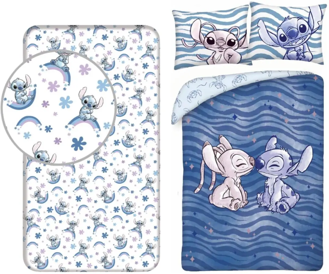 Lilo & Stitch Junior Slaapkamerset - Donkerblauw - 1 Kussensloop - afbeelding 4 van 4