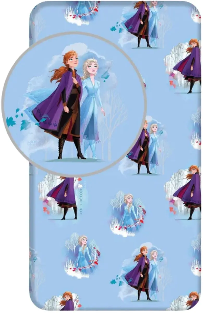 Disney Frozen Junior Dekbedset - Blauw - 1 Kussensloop - afbeelding 4 van 4